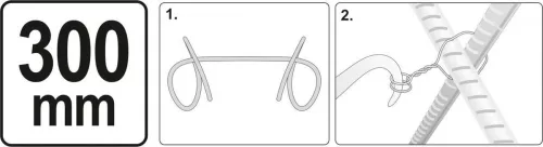 Yato huzalsodró 300mm