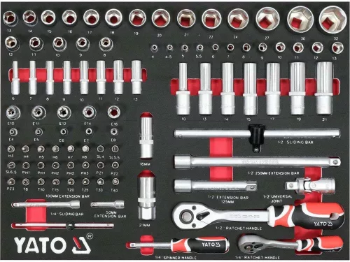 Yato szerszámkocsi szerszámokkal 157 részes