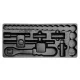 Yato dugókulcs készlet 24 részes 1/2" 10-32 mm CrV (fiókbetét szerszám nélkül)