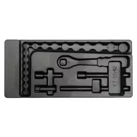 Yato dugókulcs készlet 22 részes 3/8" 6-22 mm CrV (fiókbetét szerszám nélkül)