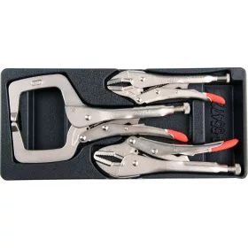 Yato önzáró fogó készlet 3 részes (fiókbetét)