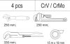 Yato Vízvezeték-szerelő szerszám készlet 4 részes (fiókbetét)