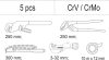 Yato Vízvezeték-szerelő szerszám készlet 5 részes (fiókbetét)