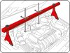 Yato motorfelfüggesztő gerenda 0,5t 1500 mm