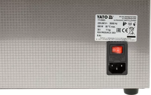 Yato ultrahangos alkatrészmosó 30 L