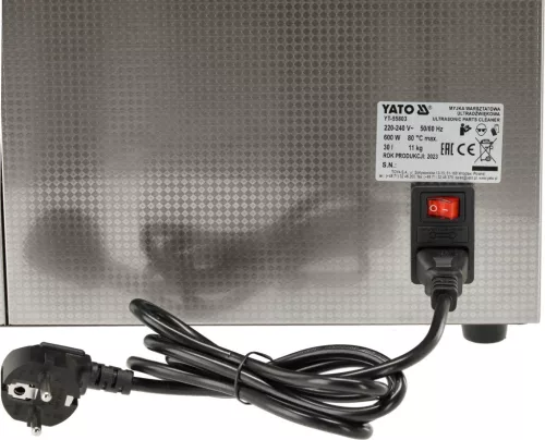 Yato ultrahangos alkatrészmosó 30 L