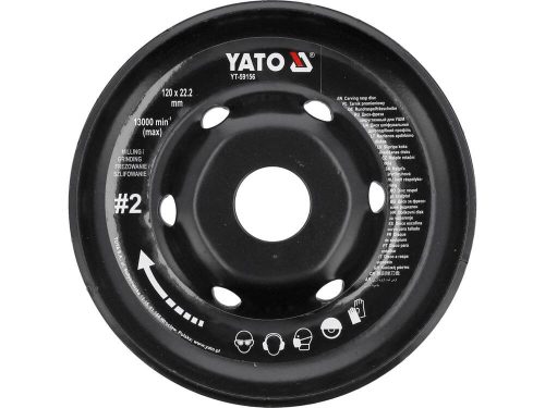 Yato ráspolykorong közepes #2 120 x 22,2 x 16 mm sűrű fogakkal