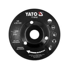 Yato ráspolykorong sarokcsiszolóra, lapos, durva fogazás 125 mm