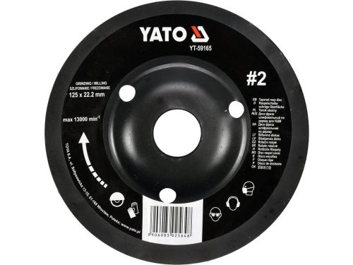 Yato ráspolykorong közepes #2 125 x 22,2 mm