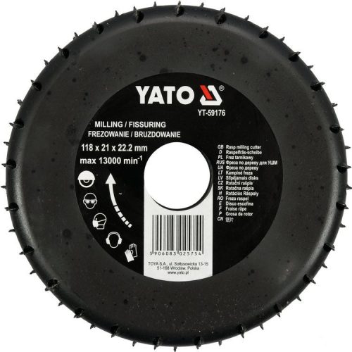 Yato ráspolykorong 118 x 21 x 22,2 mm