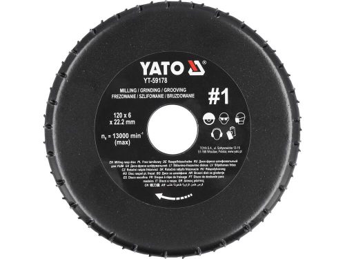 Yato ráspolykorong finom #3 120 x 22,2 mm