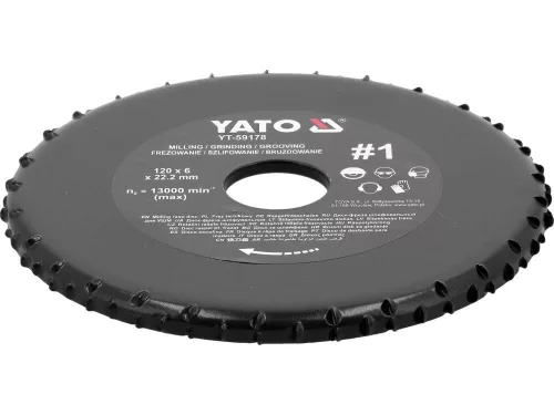 Yato ráspolykorong finom #3 120 x 22,2 mm