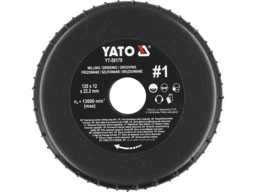 Yato ráspolykorong durva #1 120 x 22,2 mm