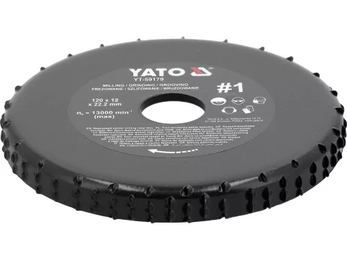 Yato ráspolykorong durva #1 120 x 22,2 mm