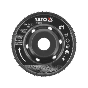 Yato ráspolykorong durva #1 120 x 22,2 mm sűrű fogakkal