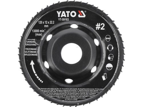 Yato ráspolykorong közepes #2 120 x 22,2x2,5 mm