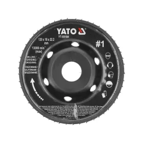 Yato ráspolykorong durva #1 120 x 22,2 x 2,5  mm