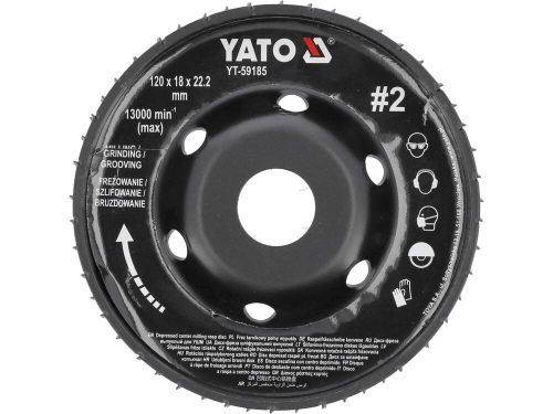 Yato ráspolykorong közepes #2 120 x 22,2 mm