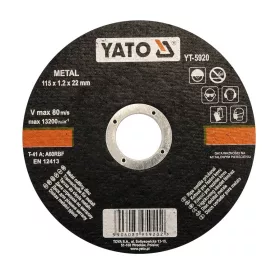 Yato vágókorong fémre 125 x 1,2 x 22 mm