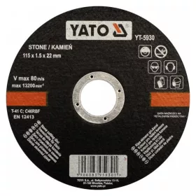 Yato vágókorong kőre 115 x 1,5 x 22 mm