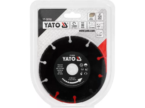 Yato vágókorong fához 125 mm