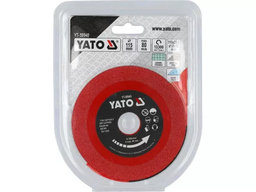 Yato gyémánt csempevágó és üvegvágó 115 x 22,2 mm