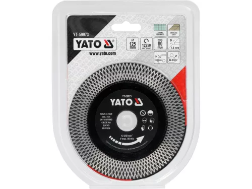 Yato kerámiavágókorong száraz 125 mm