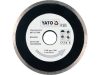 Yato gyémánt vágókorong 125 x 2,2 x 5,3 x 22,2 mm folytonos