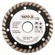 Yato gyémánt vágókorong 230 x 3,1 x 8,0 x 22,2 mm turbo