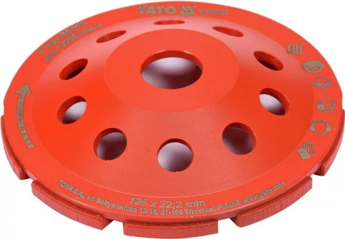 Yato gyémánt fazékkorong 125 x 22,2 mm