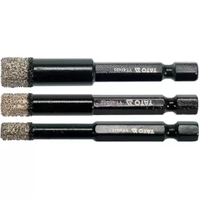 Yato gyémánt körkivágó készlet 3 részes 6, 8, 10 mm vizes/száraz bitbefogású