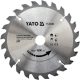 Yato fűrésztárcsa fához 160 x 20 x 1,5 mm / 24T