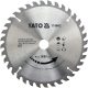 Yato fűrésztárcsa fához 180 x 20 x 1,8 mm / 36T