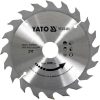 Yato fűrésztárcsa fához 190 x 30 x 2,2 mm / 20T