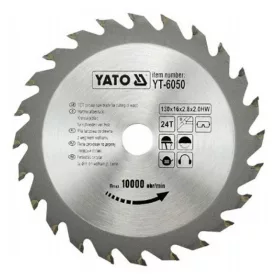 Yato fűrésztárcsa fához 130 x 16 x 2,0 mm / 24T