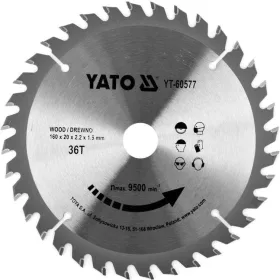 Yato fűrésztárcsa fához 160 x 20 x 1,5 mm / 36T