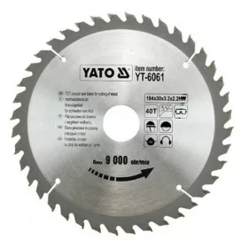 Yato fűrésztárcsa fához 184 x 30 x 2,2 mm / 40T