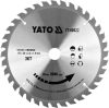 Yato fűrésztárcsa fához 185 x 20 x 1,5 mm / 36T