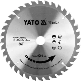Yato fűrésztárcsa fához 185 x 20 x 1,5 mm / 36T