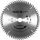 Yato fűrésztárcsa PVC-hez 185 x 20 x 1,5 mm / 60T