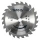 Yato fűrésztárcsa fához 190 x 20 x 1,5 mm / 24T