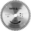 Yato fűrésztárcsa fához 190 x 20 x 1,5 mm / 60T