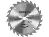 Yato fűrésztárcsa fához 205 x 18 x 2,0 mm / 24T