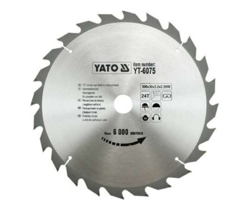 Yato fűrésztárcsa fához 300 x 30 x 2,0 mm / 24T