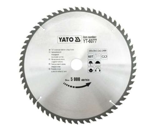 Yato Fűrésztárcsa fához 300 x 30 x 2,0 mm / 60T