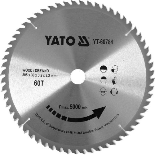 Yato Fűrésztárcsa fához 305 x 30 x 2,0 mm / 60T