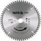Yato fűrésztárcsa alumíniumhoz 180 x 20 x 1,5 mm / 60T