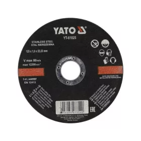 Yato vágókorong fémre 125 x 1,0 x 22,2 mm inox