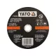 Yato vágókorong fémre 180 x 1,5 x 22,2 mm inox