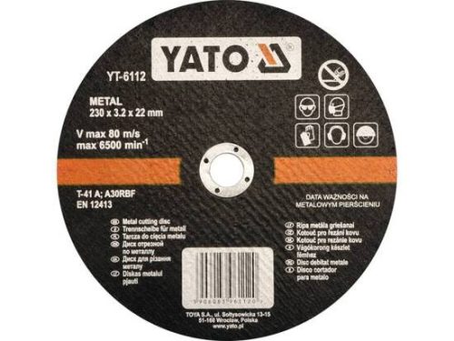 Yato vágókorong fémre 230 x 3,2 x 22 mm
